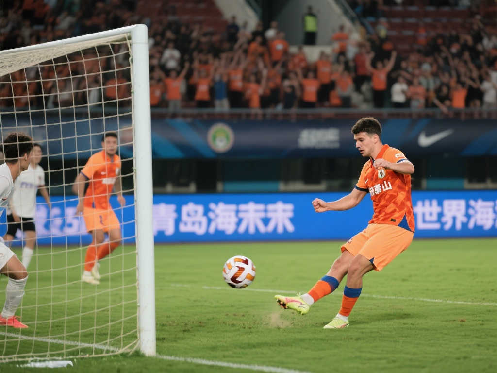 【中超】萨里奇惊艳世界波 马莱莱补时罚失点球 海牛战平英博1-1